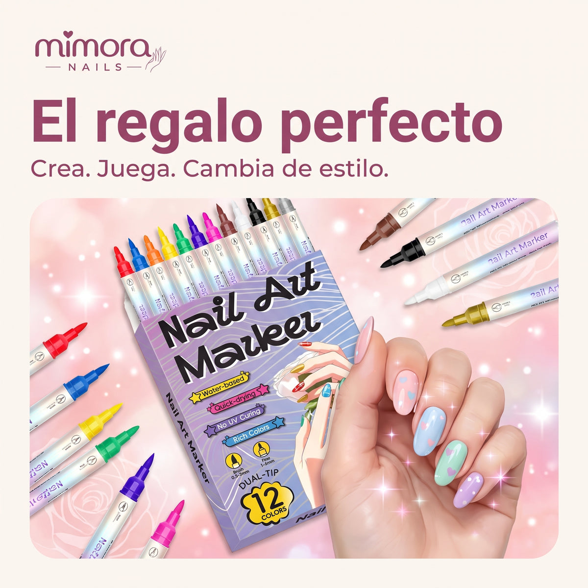 Diseña tus uñas en minutos.